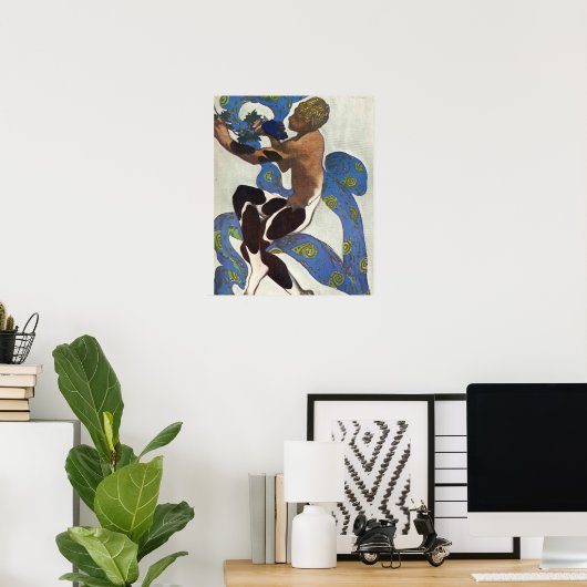 De Ballet Dancer vanmiddag van een Fawn Poster (Thuiskantoor)