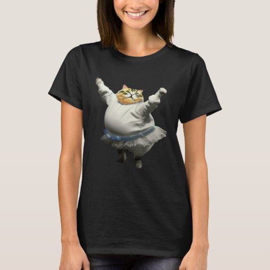 De Ballet Kitty Kat Versie 3 0 T-shirt (Voorkant)