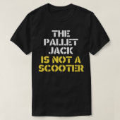 De balletaansluiting is geen scooter t-shirt (Design voorkant)