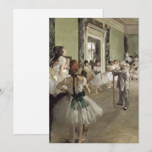De balletklasse | Edgar Degas (Voorkant / Achterkant)
