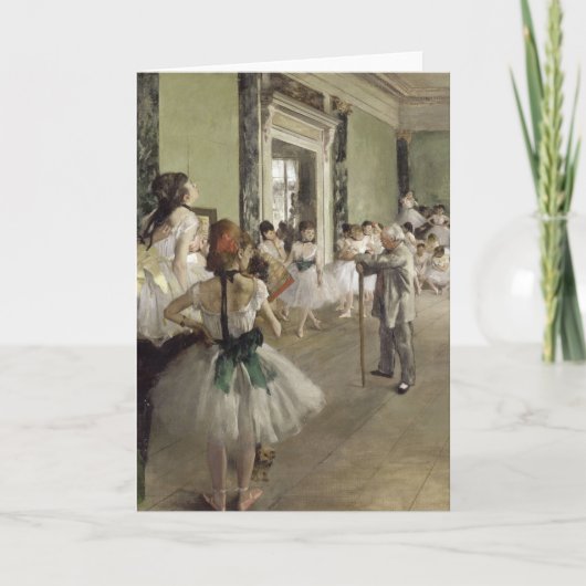 De balletklasse | Edgar Degas Kaart (Voorkant)