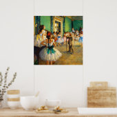 De balletles van Edgar Degas Poster (Keuken)