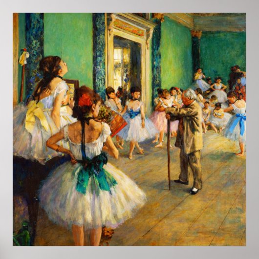De balletles van Edgar Degas Poster (Voorkant)