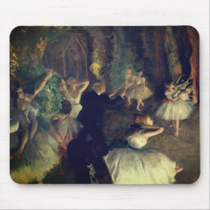 De balletterie op het podium, door Degas: Muismat