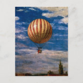De ballon, 1878 briefkaart (Voorkant)
