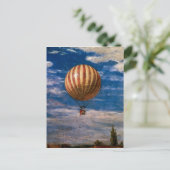 De ballon, 1878 briefkaart (Staand voorkant)