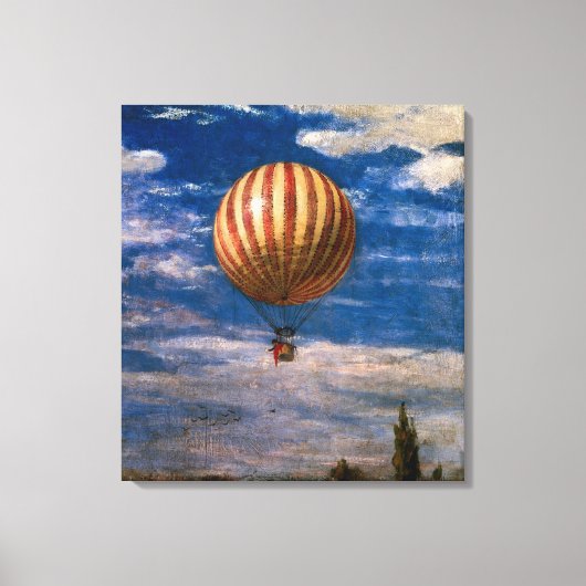 De ballon, 1878 canvas afdruk (Voorkant)