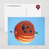 De ballon Autum ligt in de buurt Briefkaart (Voorkant / Achterkant)