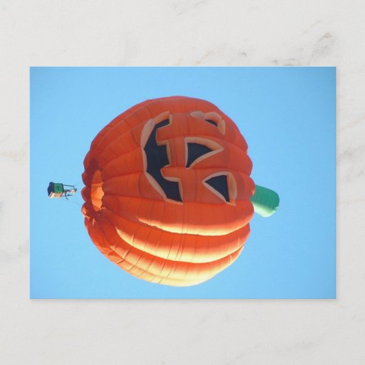 De ballon Autum ligt in de buurt Briefkaart (Voorkant)