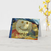 De Ballon die van Airial de Kaart van de (Gele Bloem)