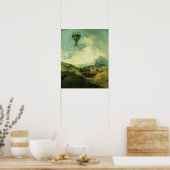 De ballon of, het escent van de Montgolfier Poster (Keuken)