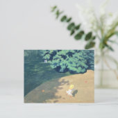 De ballon of hoek van een park met een kind briefkaart (Staand voorkant)