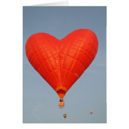 De ballonliefde is in de lucht