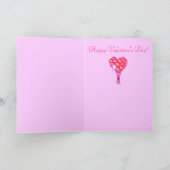 De Ballons van het Hart van Valentijn van de Feestdagen Kaart (Binnen)