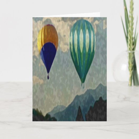 De Ballons van Utah Feestdagen Kaart (Voorkant)