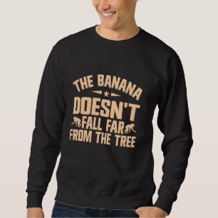 De banaan herfst niet ver van de boomaap trui