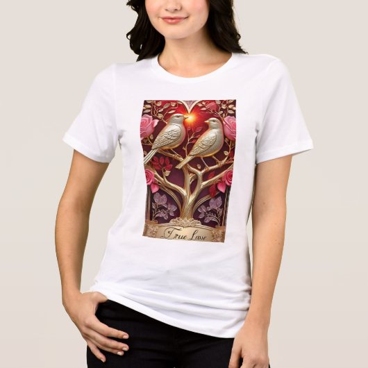 De band die de tijd overstijgt Tri-Blend shirt (Voorkant)