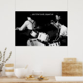 De band speelde op 36 x 24 Poster (Keuken)