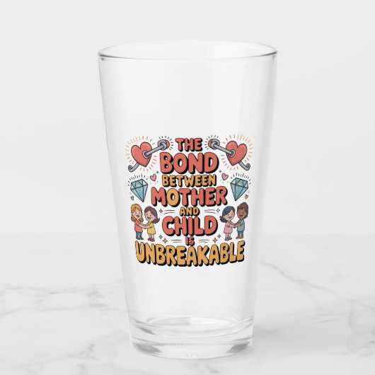 De band tussen moeder en kind is onbreekbaar glas (Voorkant)
