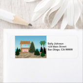 De Band van de Boom van de Kerstboom Lot bij Etiket (Insitu)