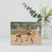 De band van de kinderen | Victor Gabriel Gilbert Briefkaart (Staand voorkant)