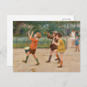 De band van de kinderen | Victor Gabriel Gilbert Briefkaart (Voorkant / Achterkant)