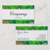 De Band van het centrum (gescherpte) - Manuscript  Visitekaartje (Voorkant / Achterkant)