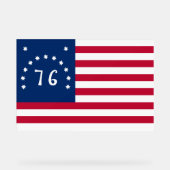 De banier van Bennington: de 76 Amerikaanse oorlog Acryl Bord (Voorkant)