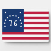 De banier van Bennington: de 76 Amerikaanse oorlog Fotoplaat (voorkant)