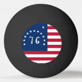 De banier van Bennington: de 76 Amerikaanse oorlog Pingpongbal (Voorkant)