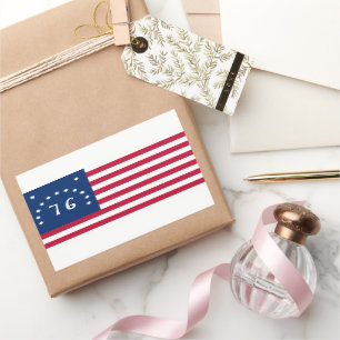 De banier van Bennington: de 76 Amerikaanse oorlog Rechthoekige Sticker