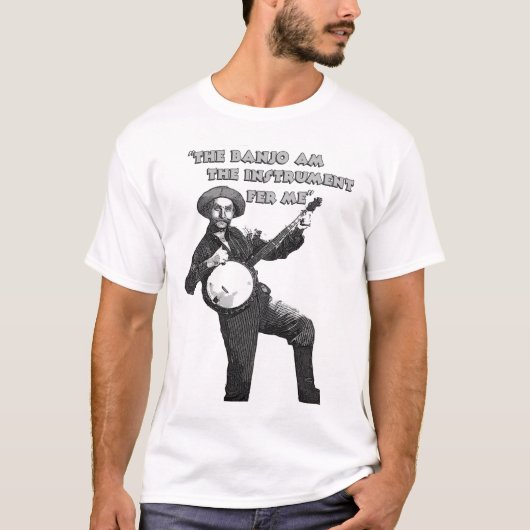 De Banjo is het instrument voor mij T-shirt (Voorkant)
