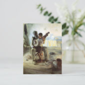 De Banjo Lesson Briefkaart (Staand voorkant)