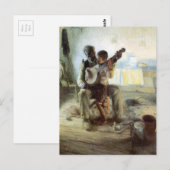 De Banjo Lesson Briefkaart (Voorkant / Achterkant)