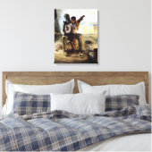 De Banjo Lesson Canvas Afdruk (Insitu (Slaapkamer))