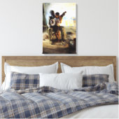 De Banjo Lesson Canvas Afdruk (Insitu (Slaapkamer))
