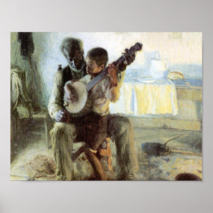 De Banjo Lesson Poster