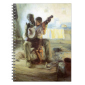 De Banjo Lesson van Henry Ossawa Tanner Notitieboek (Voorkant)