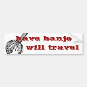 de banjo moet een bumpersticker hebben