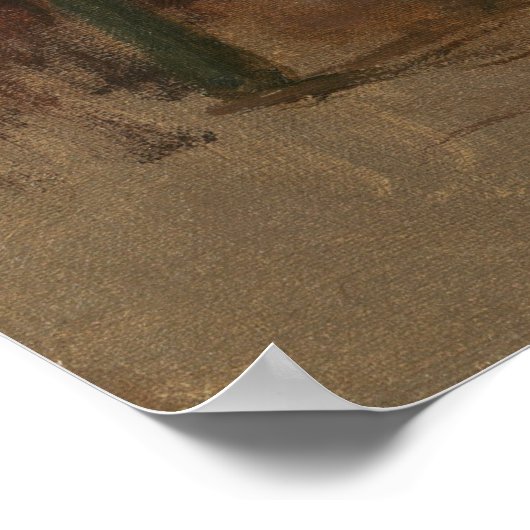 De Banjo Player - Thomas Eakins Fine Art Poster (Hoek)