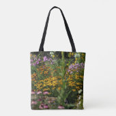 De bank in de tuinen Tent Tote Bag (Achterkant)
