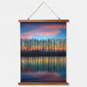 De Bank of the Po | Piemonte Italië Hangend Wandkleed (Voorkant)