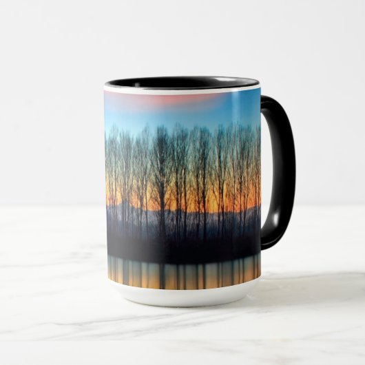 De Bank of the Po | Piemonte Italië Mok (Voorkant rechts)