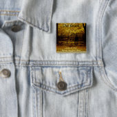 De bank vierkante button 5,1 cm (In situ)