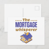 De bankbeambte voor hypotheekleningen briefkaart (Voorkant / Achterkant)