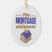 De bankbeambte voor hypotheekleningen keramisch ornament (Rechts)