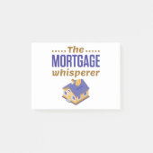 De bankbeambte voor hypotheekleningen post-it® notes (Voorkant)