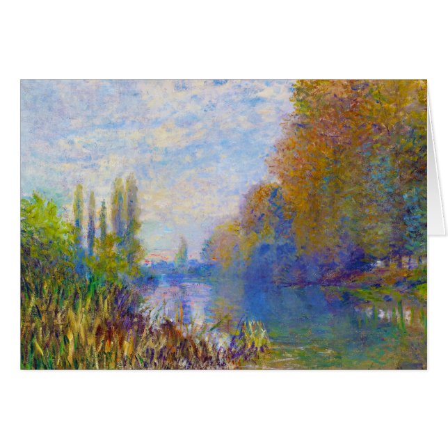 De Banken van de Seine in het najaar van Claude Mo (Voorkant Horizontaal)