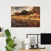 De Banken van de Seine, Van Gogh Poster (Thuiskantoor)
