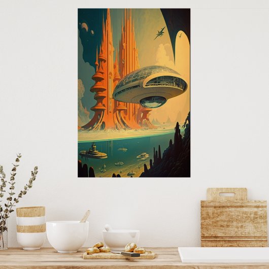 De banken van Omega Poster (Keuken)